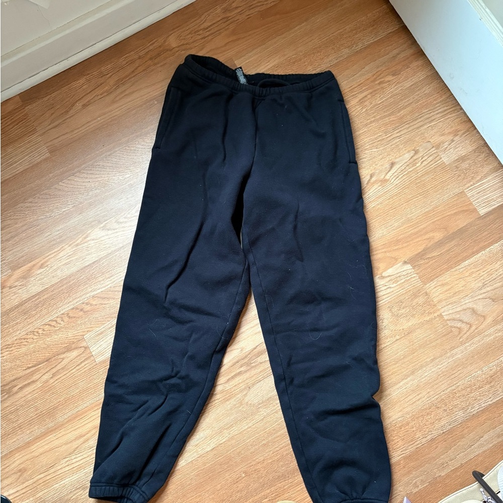 Skims black onyx jogger sweats